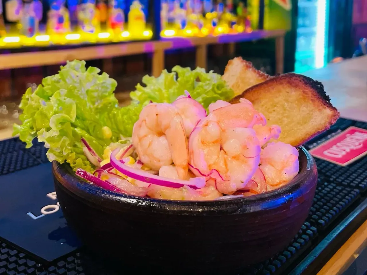 Ceviche individual de camarón